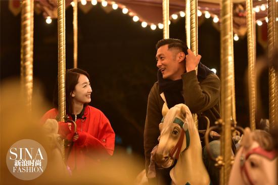 余文樂，周冬雨游園