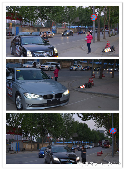 七點二十左右，43輛車分批駛?cè)電W斯卡汽車影院并領(lǐng)取電影票。