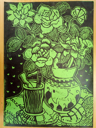 劉銘嫻《繁花似錦》輔導(dǎo)教師：楊曉媚（工一小）