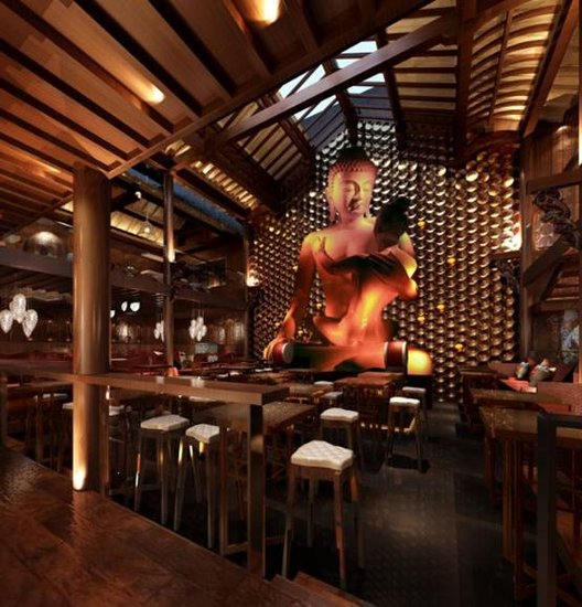 佛像“助陣”酒吧，爭議炸開鍋