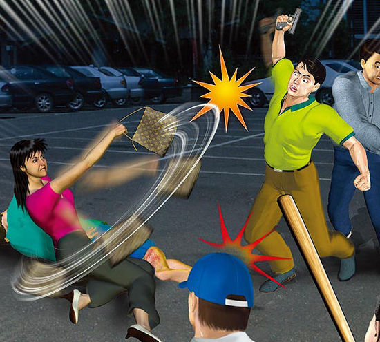 一名臺灣女子甘愿用肉身為男友擋子彈。（示意圖，來自臺媒）