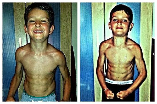 年僅8歲的布蘭登·布萊克因其完美的身型，被贊為迷你版的阿諾德·施瓦辛格。