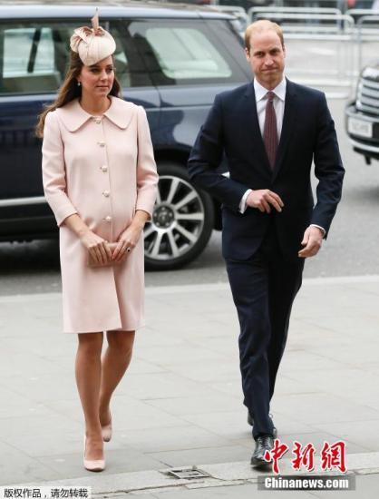 當(dāng)?shù)貢r間2015年3月9日，英國倫敦，威斯敏斯特大教堂，英國皇室參加英聯(lián)邦紀(jì)念儀式。