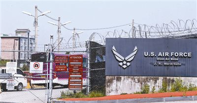 5月28日，韓國(guó)烏山市，美駐韓空軍基地