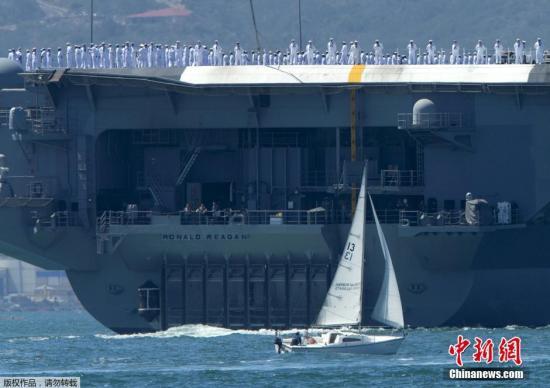 里根號(hào)航母資料圖 里根號(hào)航母資料圖