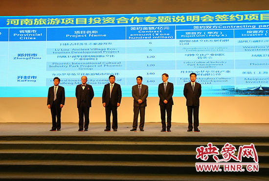 河南旅游項(xiàng)目投資合作專題說明會(huì)。