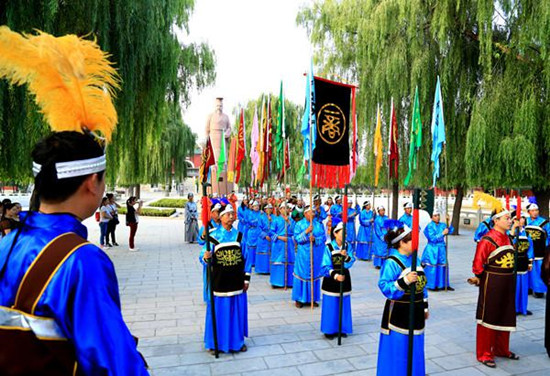 湯陰岳飛廟羑里城再現(xiàn)“宋代民俗”“商周風情” 湯陰岳飛廟羑里城再現(xiàn)“宋代民俗”“商周風情”