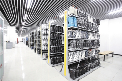 云頂大酒店內(nèi)的雪具大廳。