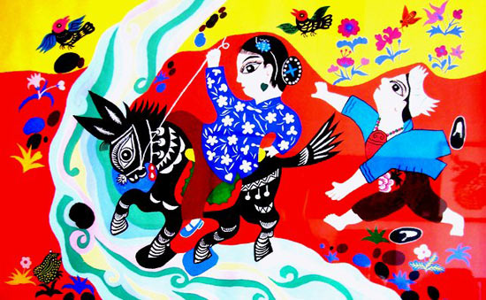 楊家埠木版年畫(huà) 楊家埠木版年畫(huà)