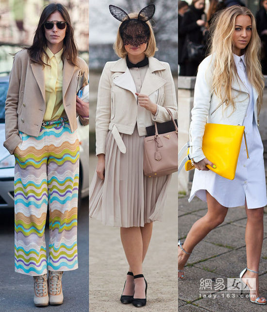 潮穿短夾克 層次搭穿出修長美腿 潮穿短夾克 層次搭穿出修長美腿