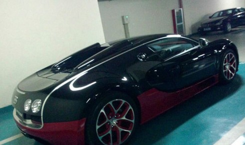 孫楊試坐四千萬豪車 孫楊試坐四千萬豪車