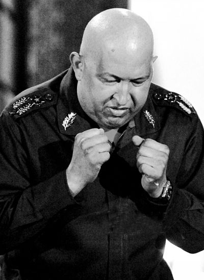 去年選舉期間，查韋斯造勢(shì)資料圖。