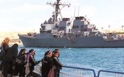 美國海軍“馬漢”號驅(qū)逐艦（資料圖片）。圖/CFP