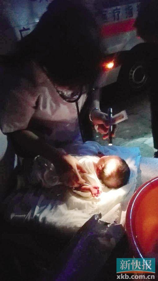 出生僅5天的男嬰被遺棄。 (受訪者供圖)