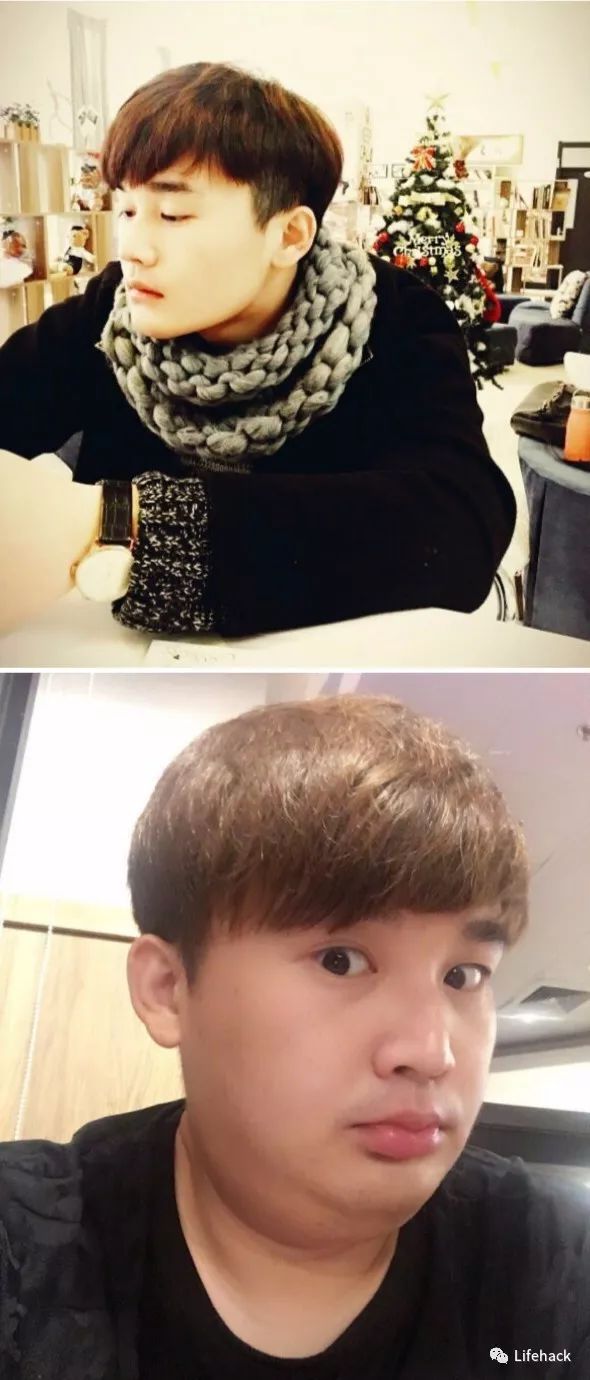 長胖20斤，臉型怎么變？這些例子看完扎心了！