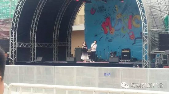 河南交通廣播主持人佳音、彎彎、朱浩都登上了優(yōu)放舞臺(tái)，優(yōu)放，交廣在這里！