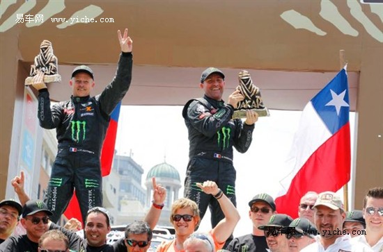 法國(guó)車(chē)手斯蒂芬·彼得漢塞爾和領(lǐng)航員讓·保羅