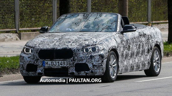 寶馬2系敞篷版路試照 寶馬2系敞篷版路試照