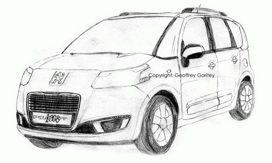 最新曝光的標致1008非官方設(shè)計草圖 最新曝光的標致1008非官方設(shè)計草圖