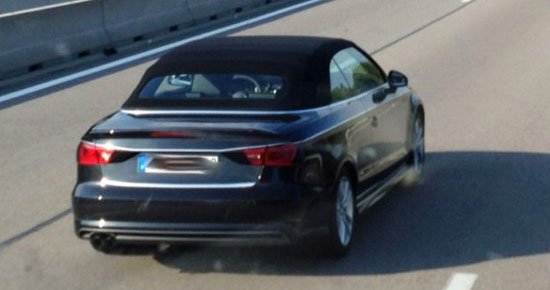奧迪全新A3敞篷車無(wú)偽諜照