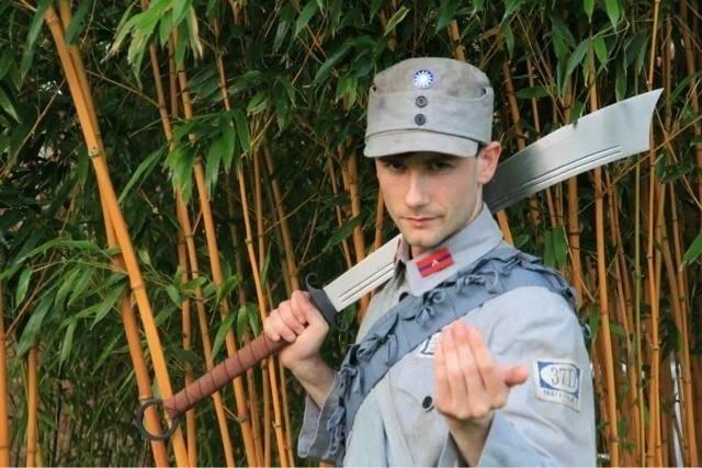 外國軍迷扮演中國抗戰(zhàn)軍人 外國軍迷扮演中國抗戰(zhàn)軍人
