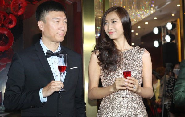 圖為孫紅雷、王駿迪夫婦。