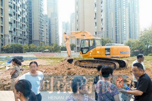 昨天，由于附近居民抗議，紅旗變電站項目再次停工