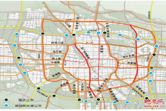 兩環(huán)十七放射景觀廊道建設(shè)。