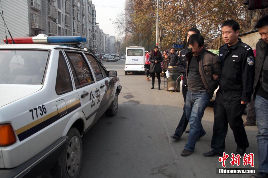 圖為抓獲犯罪嫌疑人（資料圖片）。