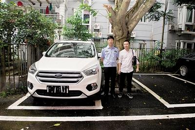 渝北警方送還追回的翼虎SUV。 渝北警方供圖