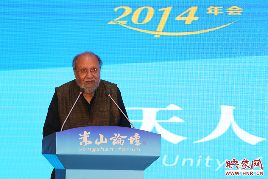 世界著名印度社會(huì)思想家阿希斯·南迪演講。