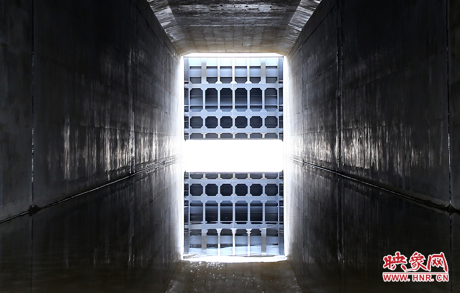 完工的南水北調(diào)水渠，靜靜的等待著首次通水