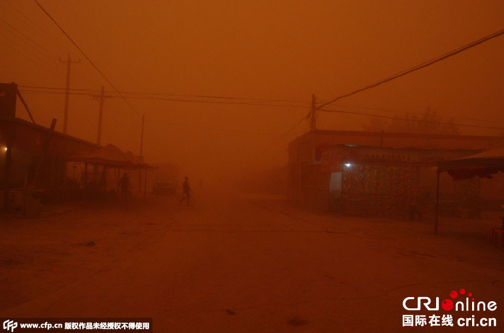 巴扎上變得寂靜無聲。　圖片來源：CFP