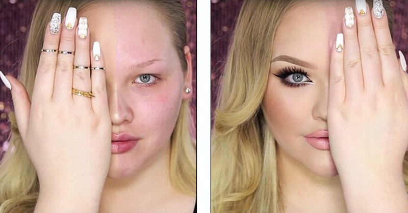 　左邊和右邊真的是一個人嗎？ （網(wǎng)頁截圖）