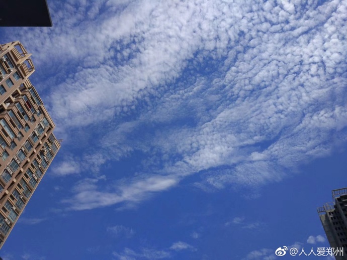 又被鄭州的藍(lán)天刷屏！隨便一拍就是手機(jī)壁紙