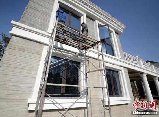 看！這些別墅都是3D打印出來的 僅耗時1天