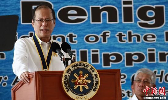 　　資料圖：菲律賓總統(tǒng)阿基諾。中新社發(fā) Malacanang 攝