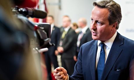 　資料圖：英國首相卡梅倫。