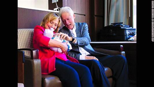 克林頓外孫女取名"夏洛特" 克林頓外孫女取名"夏洛特"