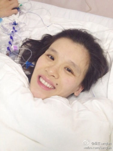 　圖片來源;桑蘭微博。