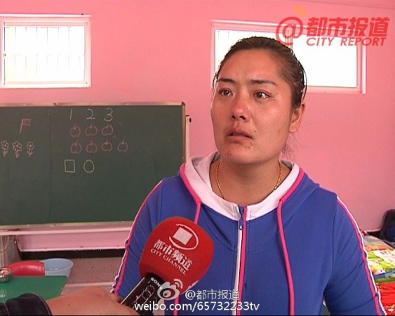 當事老師接受采訪時表示很委屈。