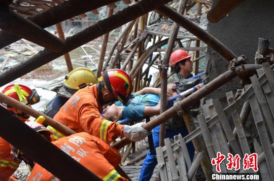 事故現(xiàn)場(chǎng)。丁強(qiáng) 攝